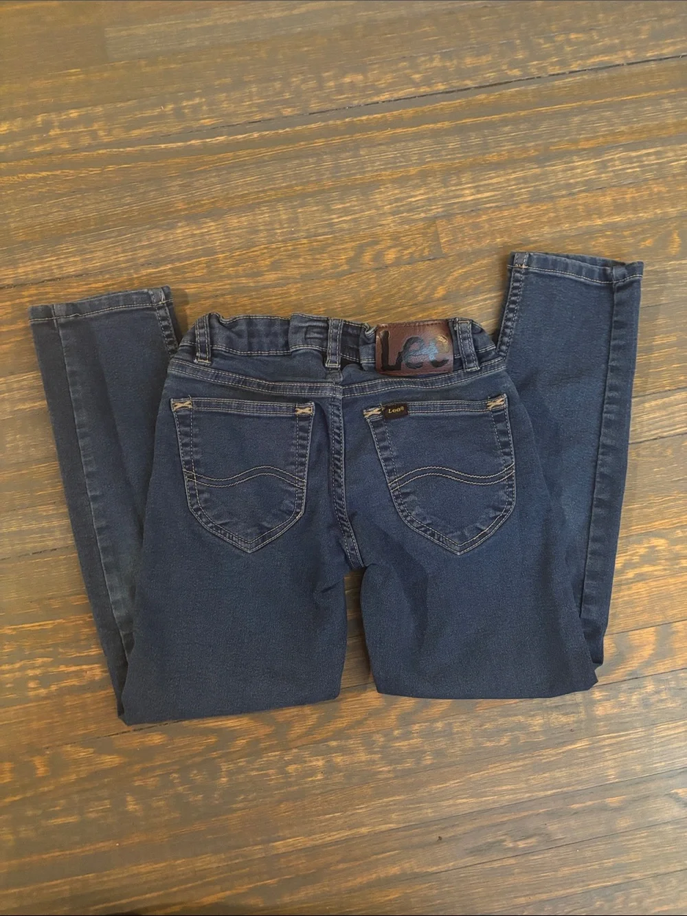 Lee Boys Navy Blue Slim Fit Jeans size 8 little boys